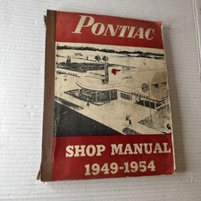 1949 - 1954 Pontiac Shop Manual Service Book Original