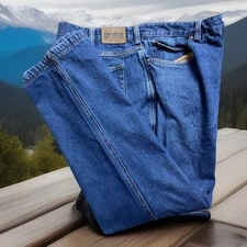 Duluth Trading Co. Blue Jeans Men’s Bootcut Heavyweight Work Size 42 X 32 