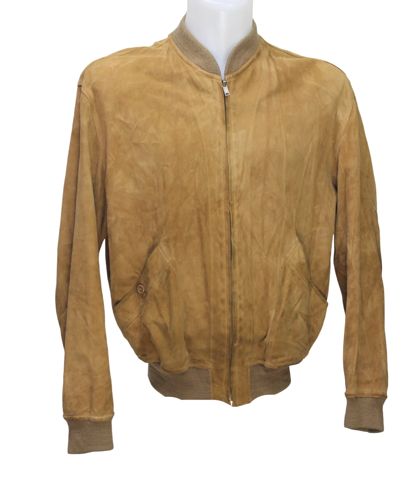 Bally of Switzerland Soft Leather Reversible Bomber Jacket Camel Italy Size 40 - product detail image 3