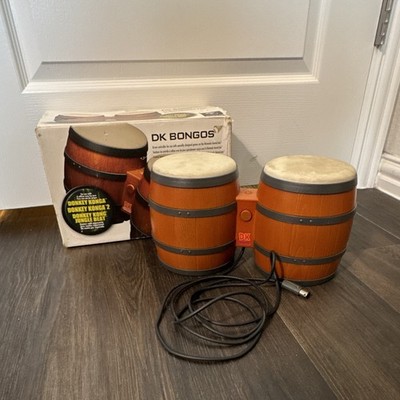 Nintendo GameCube DK Bongos DOL-021 Wired Bongo Drum Controller w/ Box