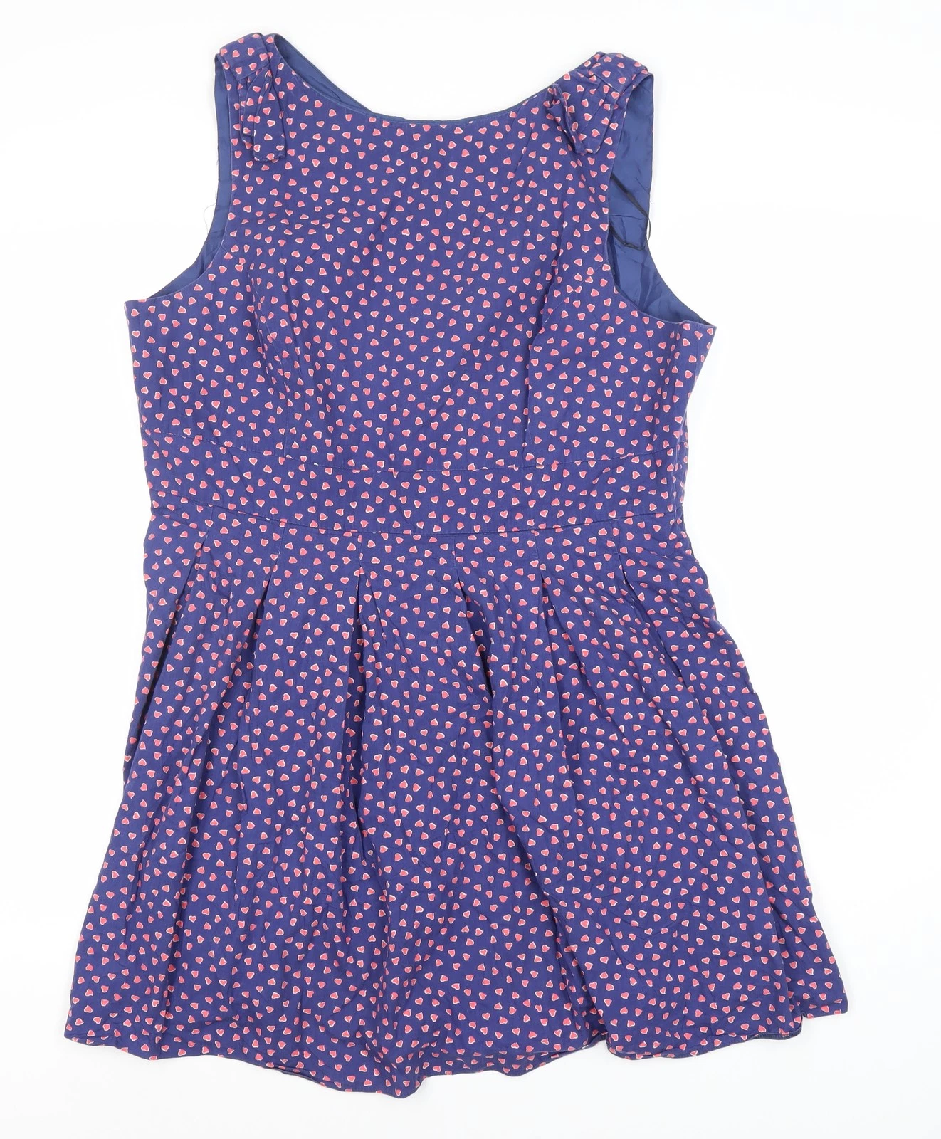 Abito donna Burberry blu aderente e svasato taglia 18