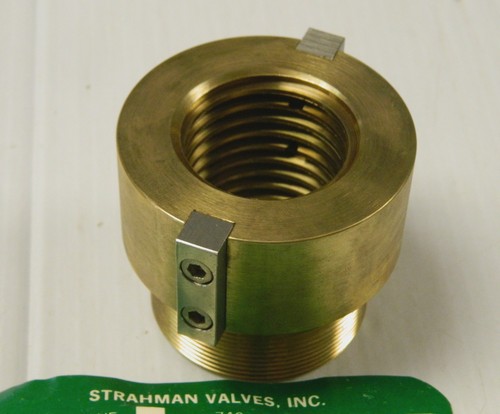 "NUEVA VÁLVULA DE DRENAJE DE CABEZA CRUZADA DE BRONCE STRAHMAN 3" - Imagen 4 de 4