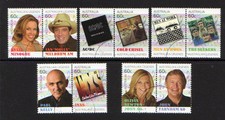 AUSTRALIA 2013 LEGENDS OF MUSIC SET OF 10 FINE USED.