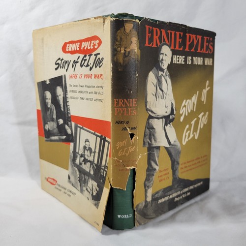 Ernie Pyle's Here is Your War Book Story of G.I. Joe 1945 Vintage Hardcover USED - Picture 3 of 24