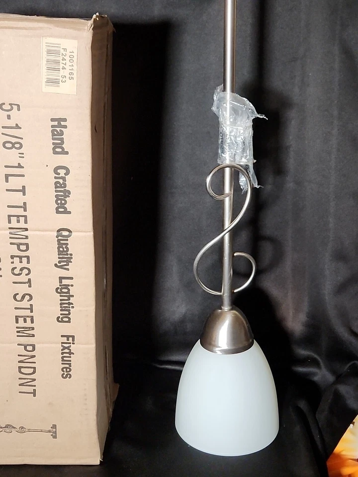 Luz colgante de vástago tempestad de 5-1/8" F2474-53 Foto 3 de 4