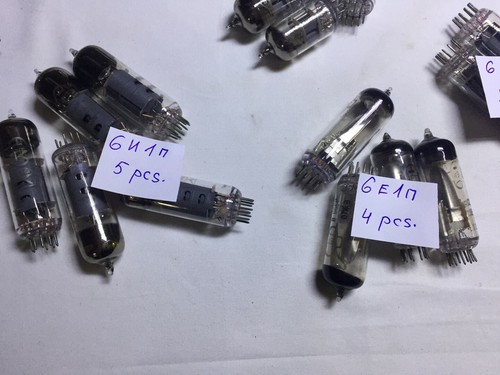 134 PCS USSR Vacuum Tube 1970's-90's TV Radio Lamp Vintage 6AH6, 6F36, 6485.... - Picture 6 of 12