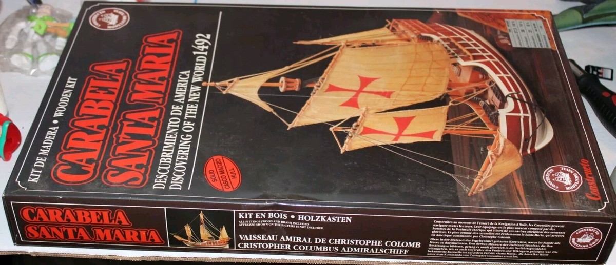 Maqueta del la Carabela Santa María | Maquetas de barcos clásicos