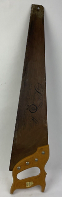 SANDVIK HOGBOO Hand Saw 271 Made in Sweden Wooden Dragon Handle