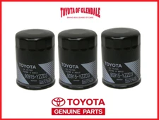 GENUINE TOYOTA LEXUS OIL FILTER SET OF (3) OEM (FAST SHIPPING) 90915-YZZD3