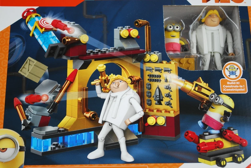 Mega Construx Despicable ME3 Ladrillos de Construcción Bloques Bloques Nuevo MINION Dru's Lair Foto 2 de 4