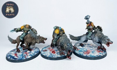Warhammer 40k - Space Wolves Thunderwolf Cavalry - Space Marines