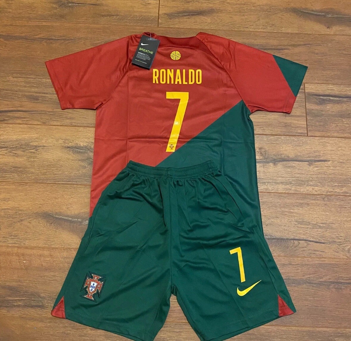 Cristiano Ronaldo #7 Portugal Home Jersey Kids | eBay Cristiano Ronaldo #7 Portugal Home Jersey Kids | eBay