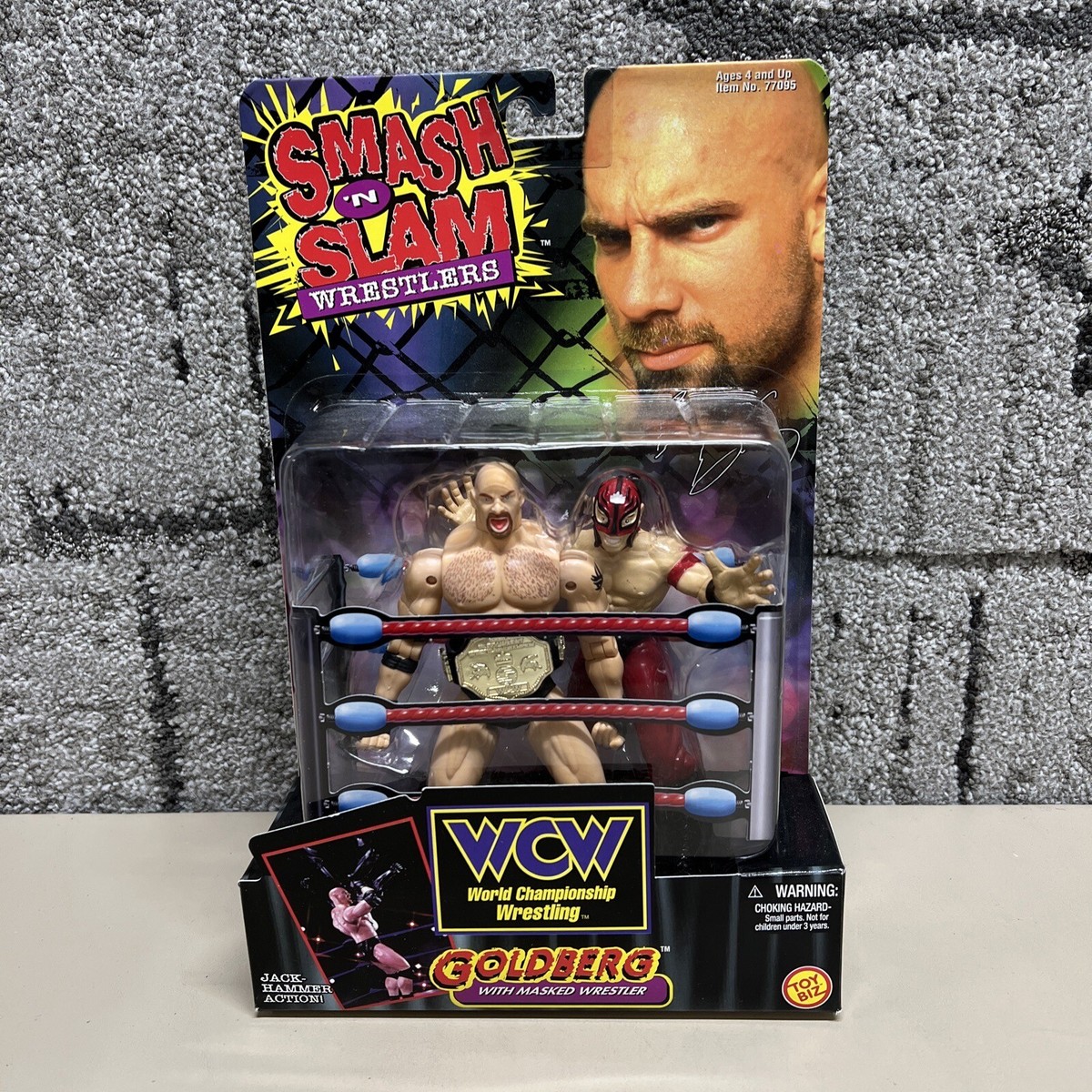 TOYBIZ WCW トイビズ WWE バンバン・ビガロ&ゴールドバーグ TOYBIZ WCW トイビズ WWE バンバン・ビガロ&ゴールドバーグ