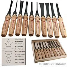 Flexcut #MC100 10-Piece Deluxe Mallet Set