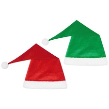 Boys Girls Hats Festival Headwear Santa Claus Caps Cosplay Accessories Red Set