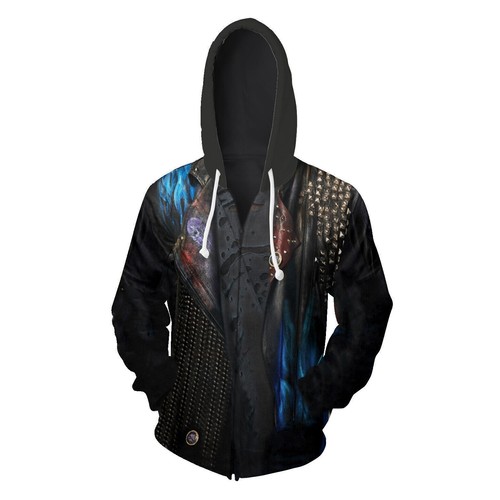 Descendants 3D Hoodies Cosplay Mal Princess Prince Adult Sweatshirts Jacket Coat - Picture 4 of 20