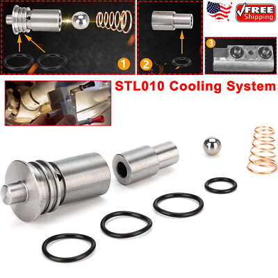 Transmission Cooling System Upgrade Kit Flow Bypass Valve Kit For GM 6L80 STL010