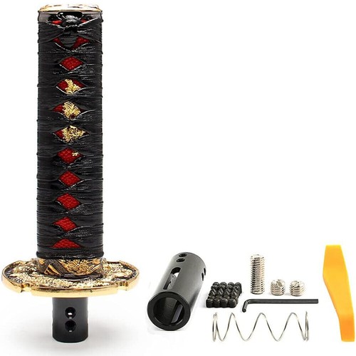 15cm Universal Samurai Sword Automatic Gear Shift Knob Shifter Katana Metal Kits - Picture 16 of 20