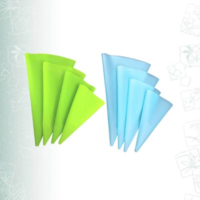  8 Pcs Wachsschmelze Verpackung Wiederverwendbare Spritzbeutel Fondant