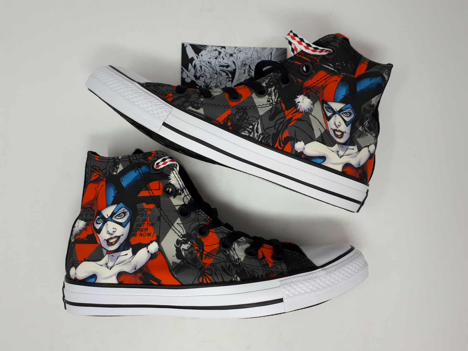 harley quinn high top converse