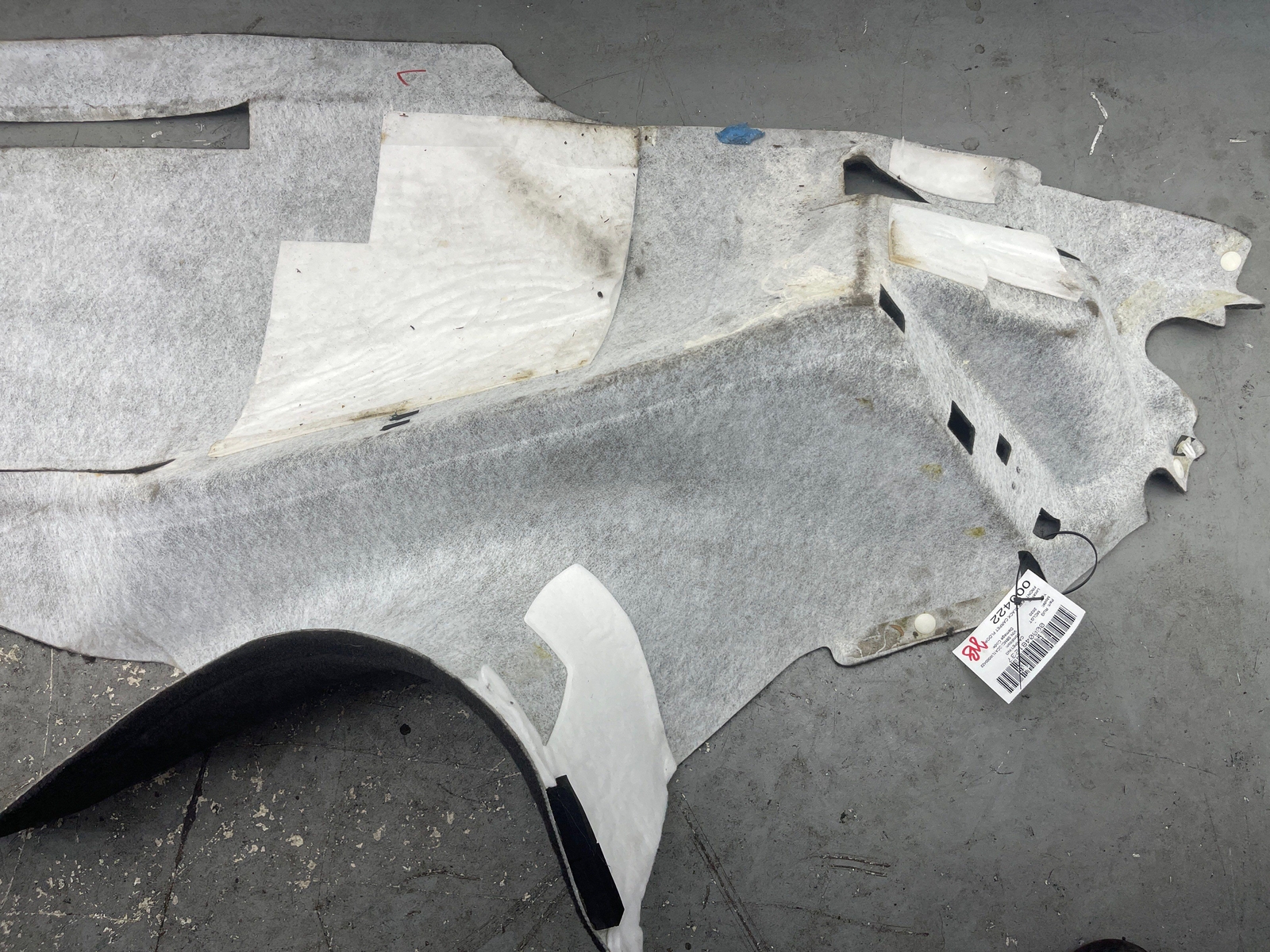 2020-2023 MCLAREN GT FRONT LEFT BLACK CARPET FLOOR OEM 2021 2022