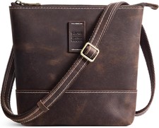 S-zone Leather Crossbody Bags For Women Small Over The Shoulder Purses And Handb