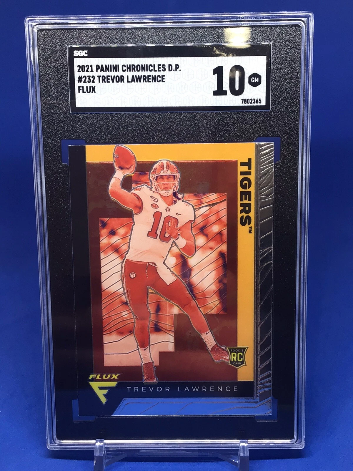 Trevor Lawrence Panini Chronicles Draft Picks Flux Rookie Autographs #TL Base
