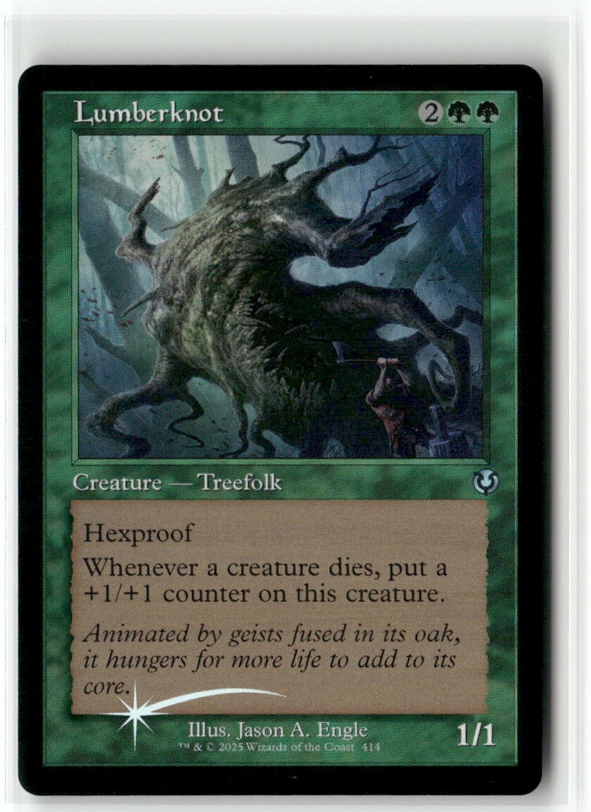 Lumberknot Retro Frame FOIL - Innistrad Remastered MTG NM | eBay