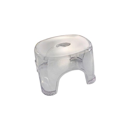 Acrylic Shower Stool Changing Shoe Stool Lightweight Footstool Shower Bench Home - Picture 6 of 10