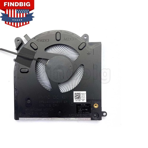 New CPU+GPU Fan for Alienware M15 R3 M15 R4 RTX 2070 3070 0TG9V0 0D1X38 FM7C 12V - Afbeelding 3 van 4