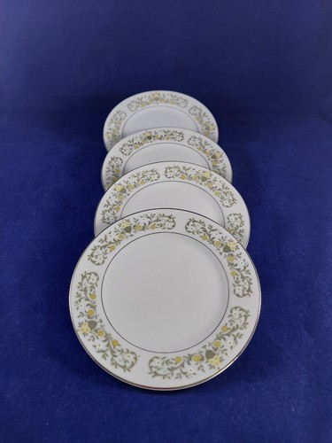 VINTAGE STERLING FINE CHINA FLORENTINE JAPAN. 4 BREAD & BUTTER PLATES BEAUTIFUL. - Picture 3 of 7