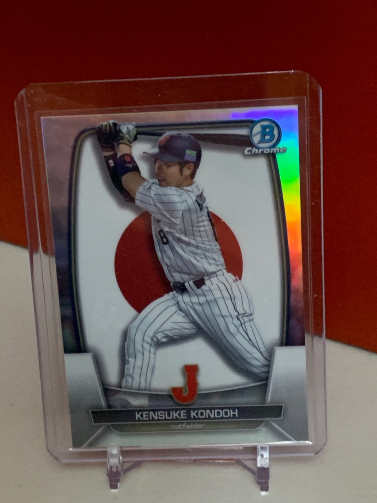 2023 Bowman Chrome WBC Flag Refractors #WBC53 Kensuke Kondoh 170/499