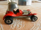 VINTAGE HOT WHEEL RED BARON - 1977  HONG KONG - DULL POINT ON HELMUT - VERY NICE