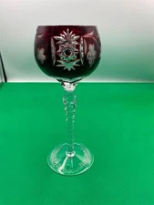 Ajka Crystal MARSALA RUBY Red Hock Wine Glass