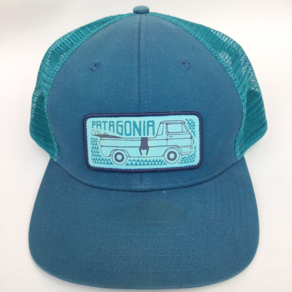 Patagonia Pickup Lines SnapBack Hat Cap Surfer Van Teal Blue Zachary  Crawford