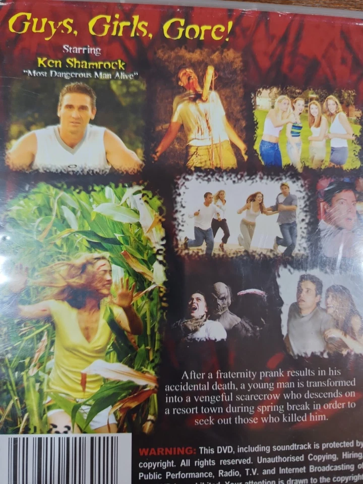 Scare Crow Gone Wild DVD Horror He's The Death Of The Party Region ALL Free post - Image 4 of 4