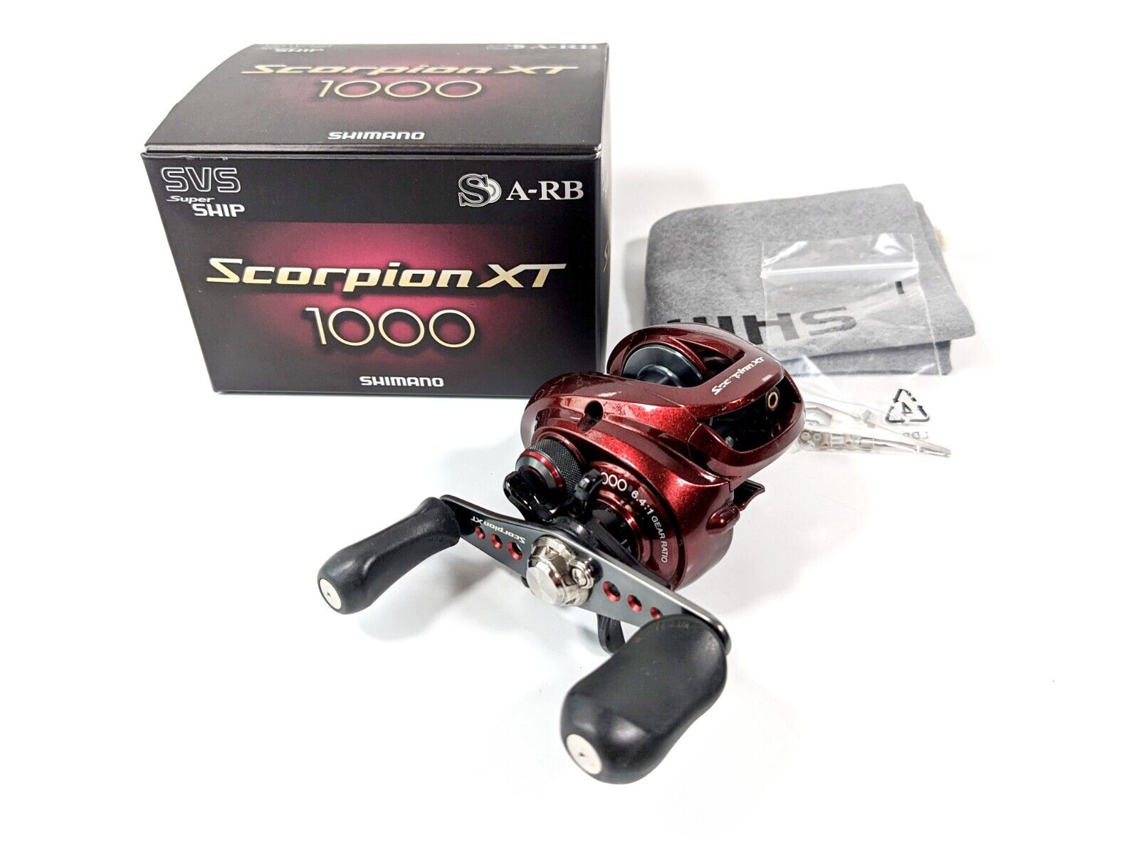 Shimano 10 Scorpion XT 1000 RH Baitcasting Reel Excellent+3 w/Box In stock Japan