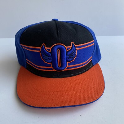 Vintage Outkast Yupoong Sample Fitted Hat Andre 3000 Blue Orange - Size 7 1/2