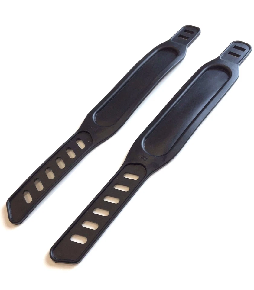 CORREAS DE PEDAL DE BICICLETA DE EJERCICIO - Estacionarias - Pies - Pie - Se adapta a la mayoría de Schwinn y más Foto 2 de 3