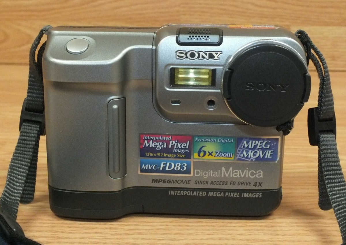 Vintage Sony (MVC-FD83) FD83 Interpolated Mega Pixel Floppy