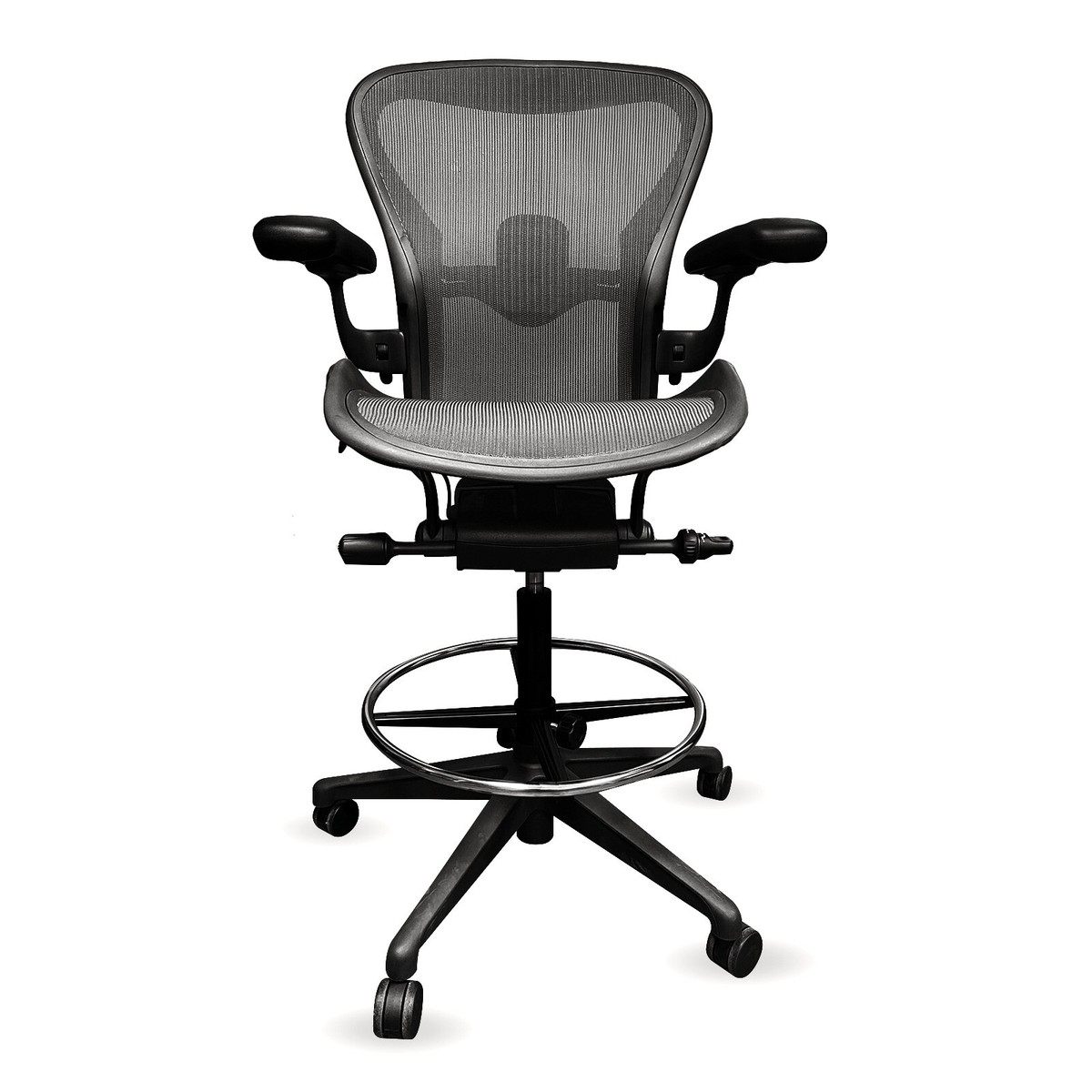Herman Miller Aeron Remastered V2 Stool Fully Adjustable with