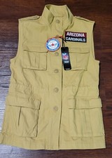Arizona Cardinals Nfl Team Apparel Littlearth Military Style Vest Size S