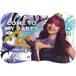 Dettagli Su Confezione Da 8 Descendants 2 Festa Di Compleanno Cartolina Postale Invito