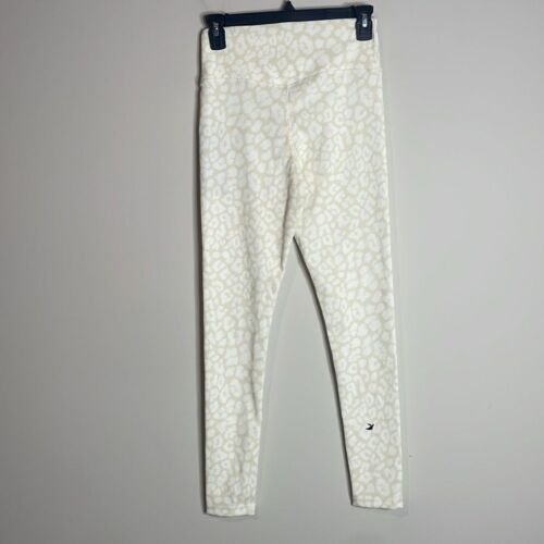 Glyder Sultry Ribbed Leggings in Oatmilk Leopard Size Small NWT - Picture 3 of 6