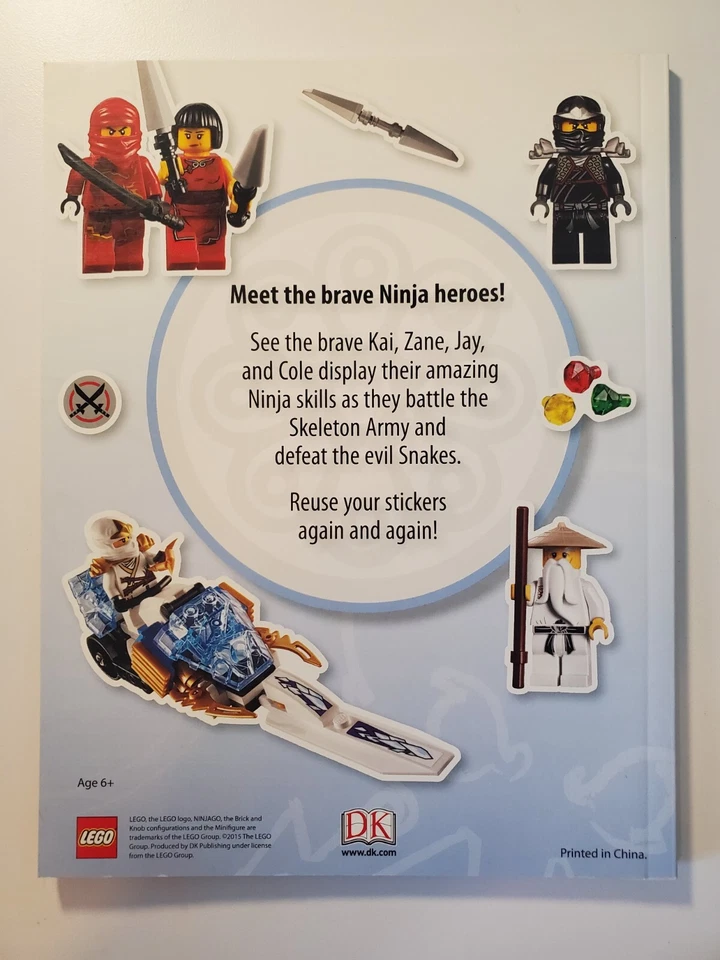 Lego Ninjago Ninja Heroes Ultimate Sticker Book 2015  sticker - Image 2 of 2