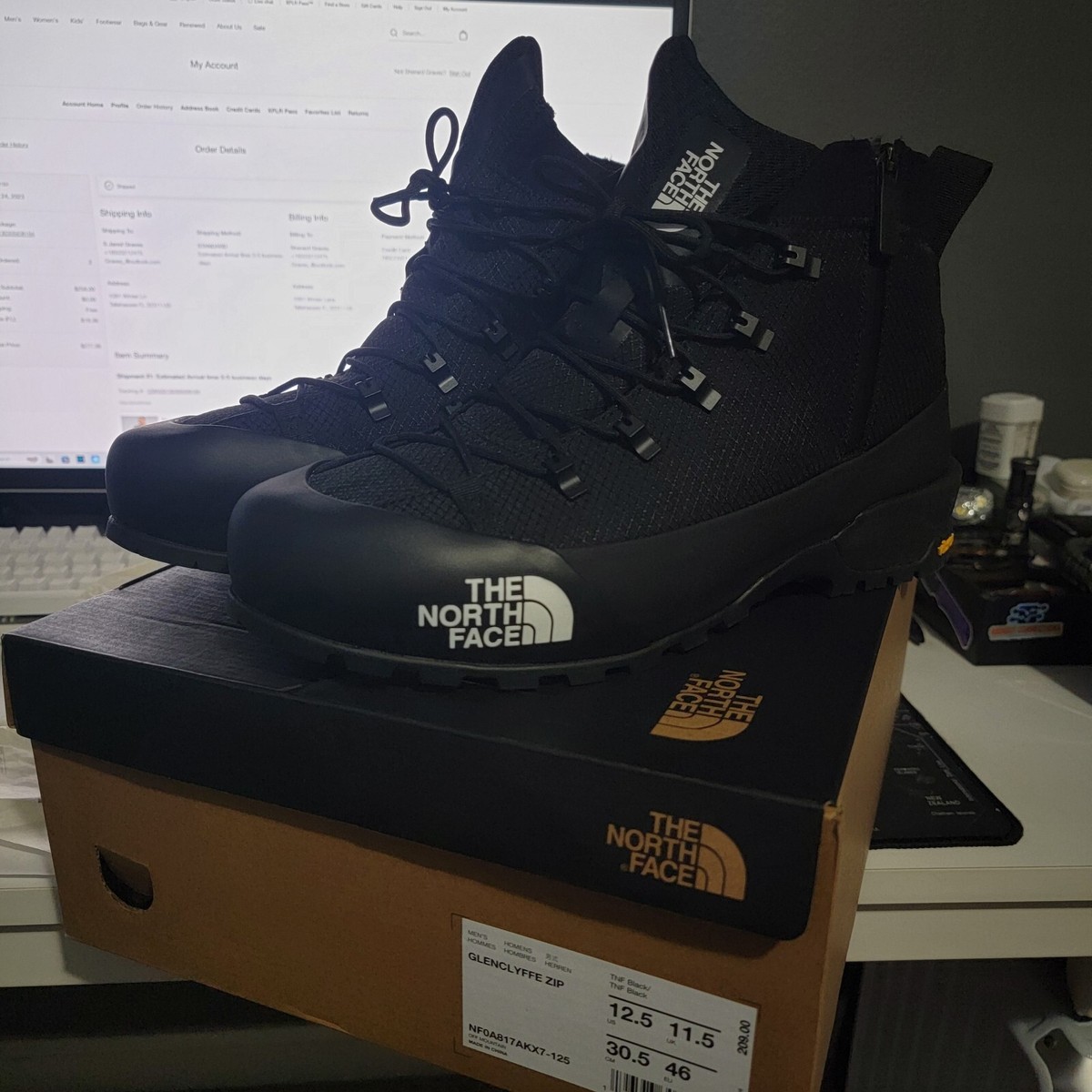 NEW The North Face Glenclyffe Zip Hi GORE-TEX Boots 12.5 Authentic