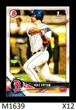 1-2018 BOWMAN DRAFT BASE KOLE COTTAM RED SOX #BDC-69 QTY AVAILABLE