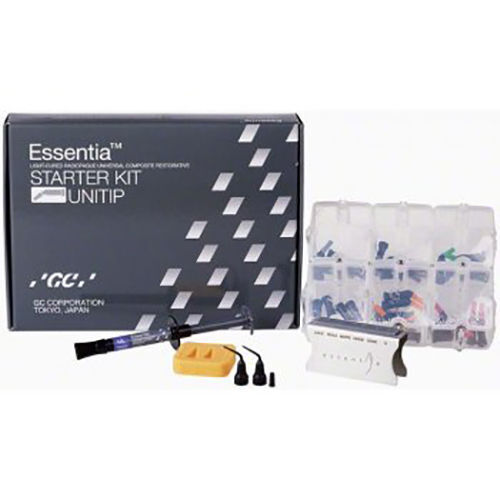 ESSENTIA UNITIP Starter Kit Dental restaurador GC. material compuesto.