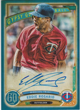 2019 Topps Gypsy Queen Autographs Indigo #GQAER Eddie Rosario Auto /150 - NM