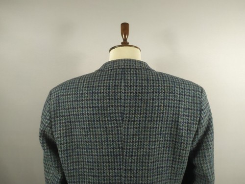 Carl Gross Harris Tweed Blazer Jacket Vintage Wool Size XL Herringbone Men's - Picture 6 of 12